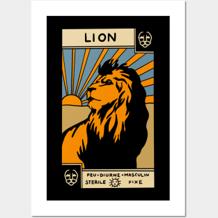 Leo Tarot Card - Muchery Vintage Tarot Deck Posters and Art